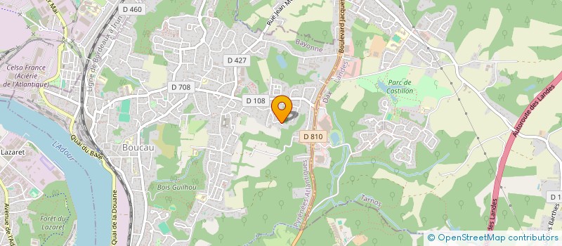 localisation de l'entreprise MADAME CANNELLE GASNIER  BOUCAU