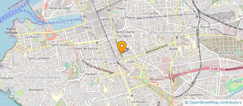 localisation de l'entreprise MADAME CANNELLE GUHUR à MARSEILLE