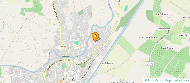 localisation de l'entreprise MADAME CANNELLE MALINGE  SAINT-GILLES