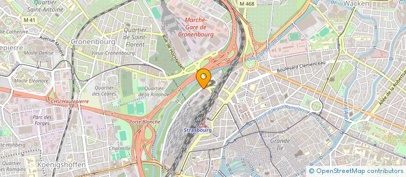 localisation de l'entreprise MADAME CANNELLE PREIRA à STRASBOURG