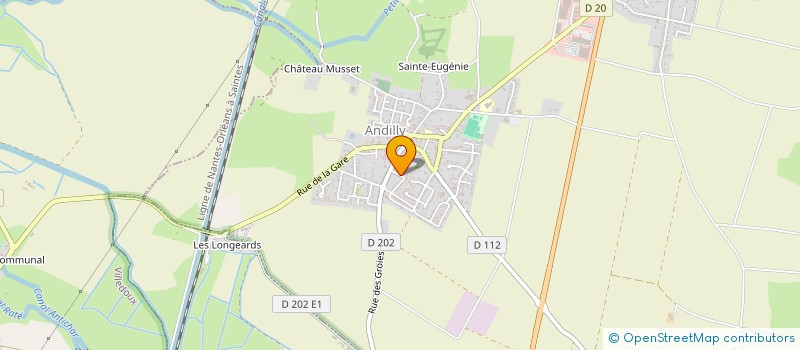 localisation de l'entreprise MADAME CANNELLE ROBERT  ANDILLY