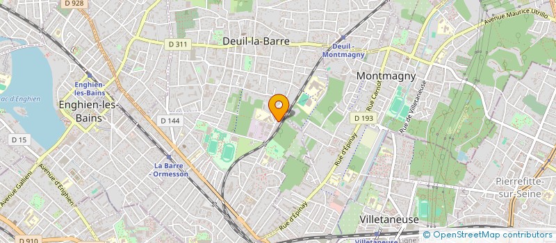 localisation de l'entreprise MADAME CANSU ERBEK  DEUIL-LA-BARRE