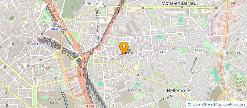 localisation de l'entreprise MADAME CANTELENE FLEYAL à LILLE
