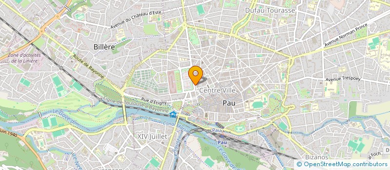 localisation de l'entreprise MADAME CAPRIE GUESCON à PAU