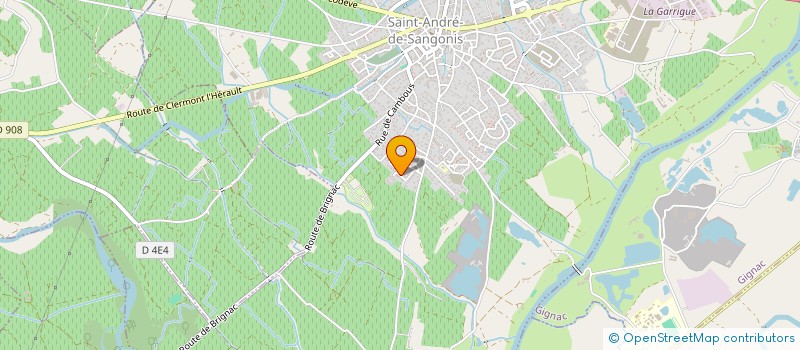 localisation de l'entreprise MADAME CAPUCINE ALVAREZ  SAINT-ANDRE-DE-SANGONIS