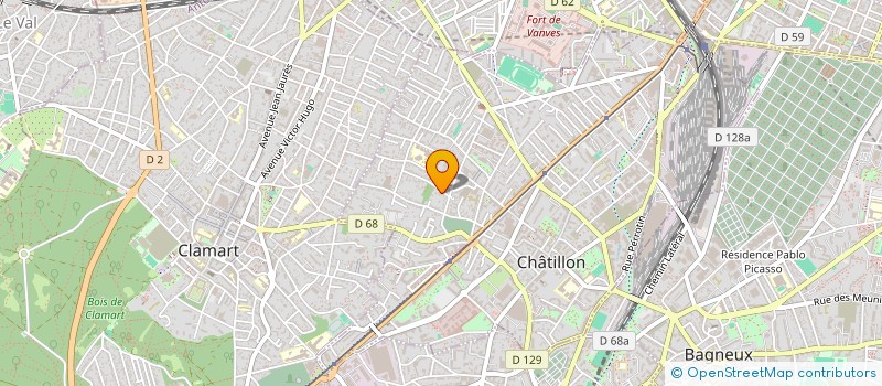 localisation de l'entreprise MADAME CAPUCINE ARNAUD à CHATILLON