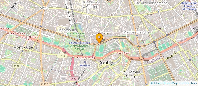 localisation de l'entreprise MADAME CAPUCINE BALDINI  PARIS