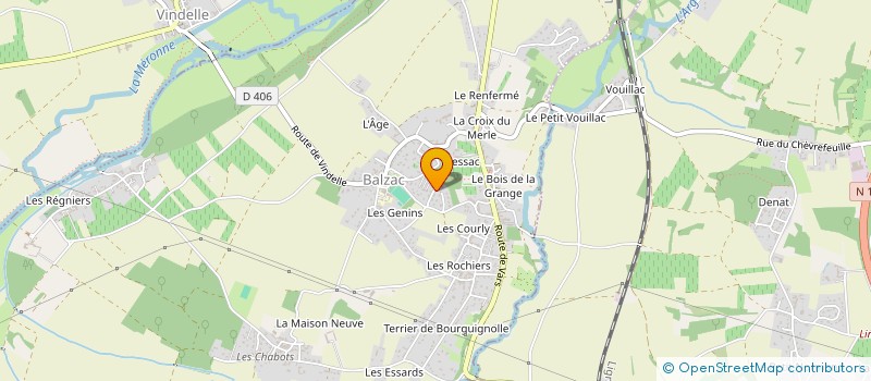 localisation de l'entreprise MADAME CAPUCINE BEAULIEU  BALZAC