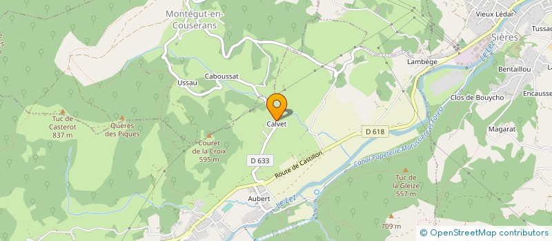 localisation de l'entreprise MADAME CAPUCINE BERTRAND à SAINT-GIRONS