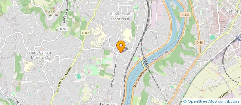 localisation de l'entreprise MADAME CAPUCINE BOSSU-GAVIGNET  COLLONGES-AU-MONT-D'OR