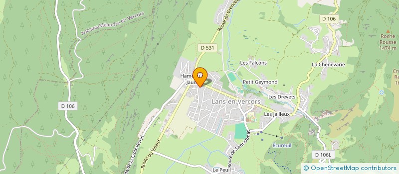 localisation de l'entreprise MADAME CAPUCINE BOUCHE  LANS-EN-VERCORS