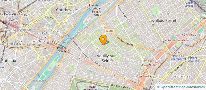 localisation de l'entreprise MADAME CAPUCINE BOYER à NEUILLY-SUR-SEINE