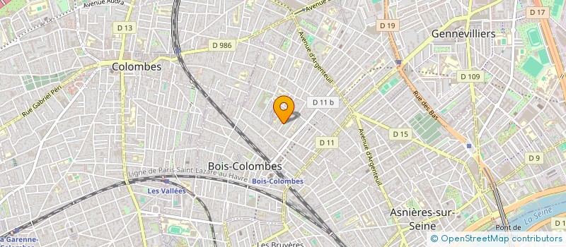 localisation de l'entreprise MADAME CAPUCINE BRENDLE à BOIS-COLOMBES