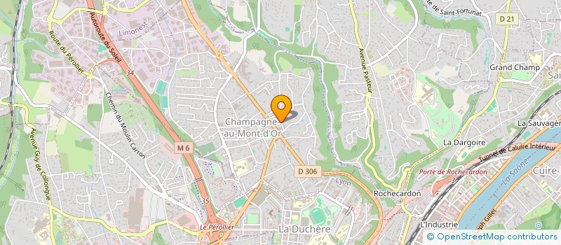 localisation de l'entreprise MADAME CAPUCINE BROCHE  CHAMPAGNE-AU-MONT-D'OR