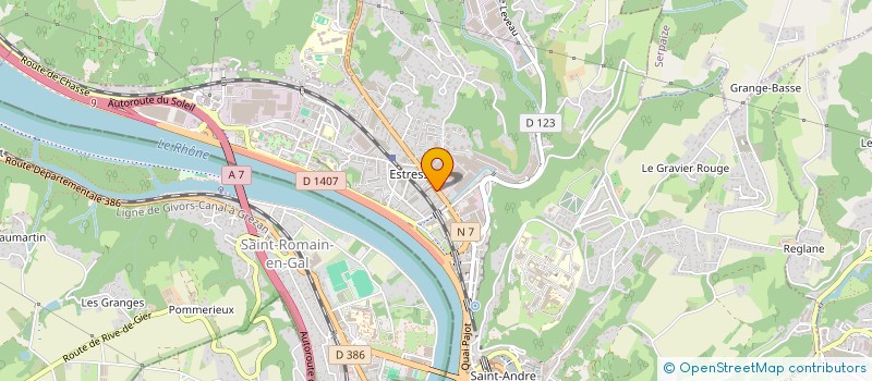 localisation de l'entreprise MADAME CAPUCINE BURGENSIS-REBOURGEON-DESGAULITERE à VIENNE