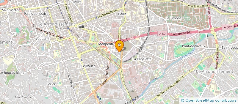 localisation de l'entreprise MADAME CAPUCINE CHARDIN RINAUDO à MARSEILLE