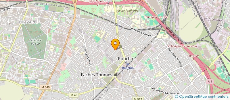 localisation de l'entreprise MADAME CAPUCINE CLIQUENNOIS  RONCHIN