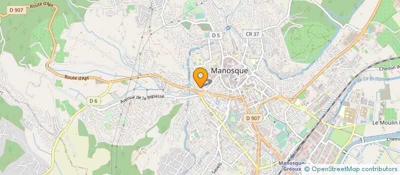 localisation de l'entreprise MADAME CAPUCINE DAUMAS à MANOSQUE