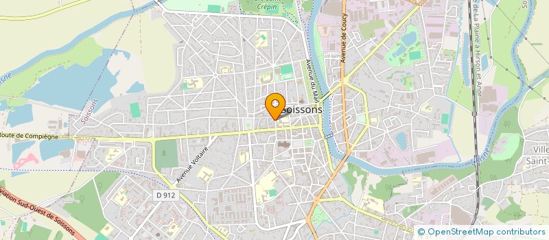 localisation de l'entreprise MADAME CAPUCINE DE BUSSY à SOISSONS