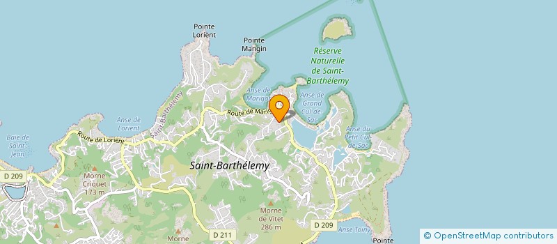 localisation de l'entreprise MADAME CAPUCINE DE GERES à SAINT-BARTHELEMY