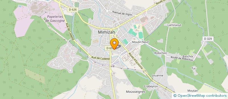 localisation de l'entreprise MADAME CAPUCINE DOLIER  MIMIZAN