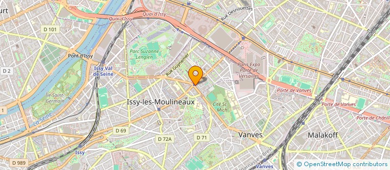 localisation de l'entreprise MADAME CAPUCINE DUFLOCQ à ISSY-LES-MOULINEAUX