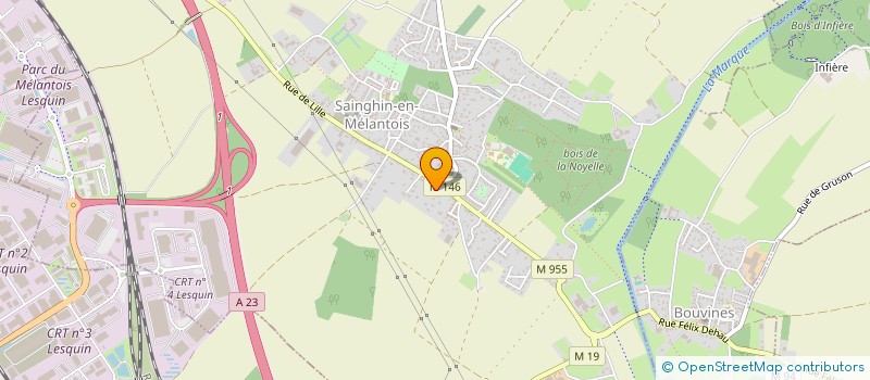 localisation de l'entreprise MADAME CAPUCINE ELOY  SAINGHIN-EN-MELANTOIS