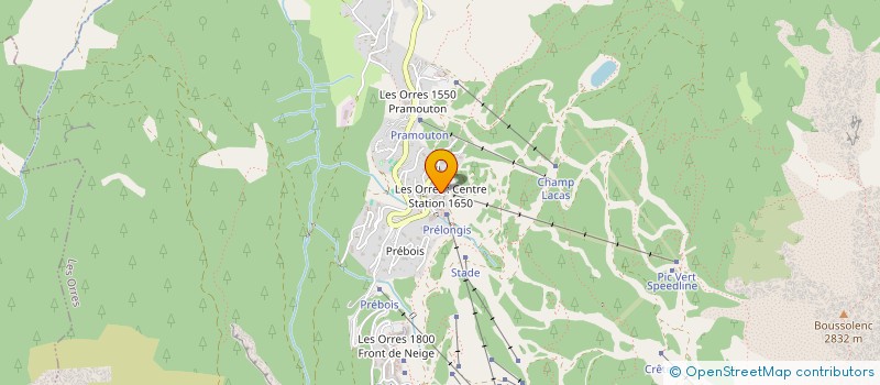 localisation de l'entreprise MADAME CAPUCINE FAURE-BRAC  LES ORRES