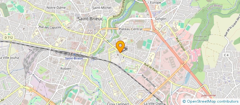 localisation de l'entreprise MADAME CAPUCINE GAIGNEUX à SAINT-BRIEUC
