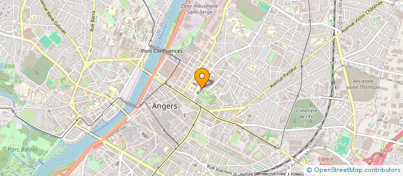 localisation de l'entreprise MADAME CAPUCINE GILLET  ANGERS