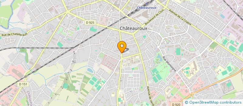 localisation de l'entreprise MADAME CAPUCINE GIROUARD à CHATEAUROUX