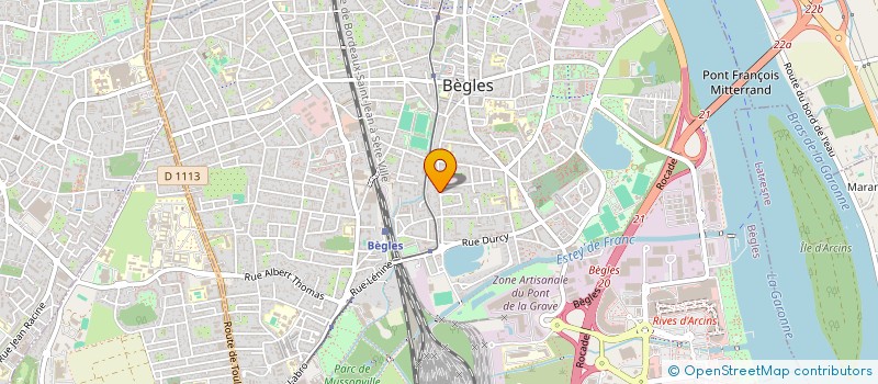localisation de l'entreprise MADAME CAPUCINE HERVEAU à BEGLES