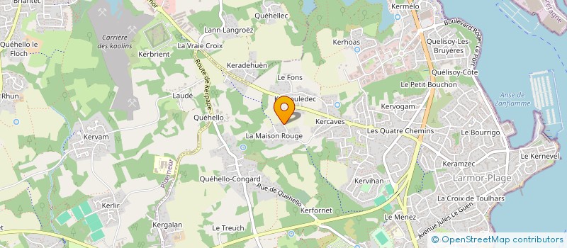 localisation de l'entreprise MADAME CAPUCINE JOURDAIN DE MUIZON  LARMOR-PLAGE