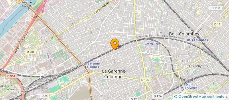 localisation de l'entreprise MADAME CAPUCINE JUNGUENET à LA GARENNE COLOMBES
