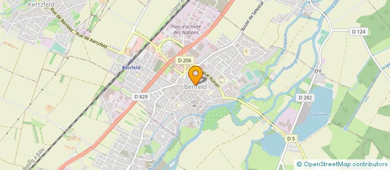 localisation de l'entreprise MADAME CAPUCINE LABREUCHE  BENFELD