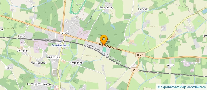 localisation de l'entreprise MADAME CAPUCINE LALOUE  QUESTEMBERT