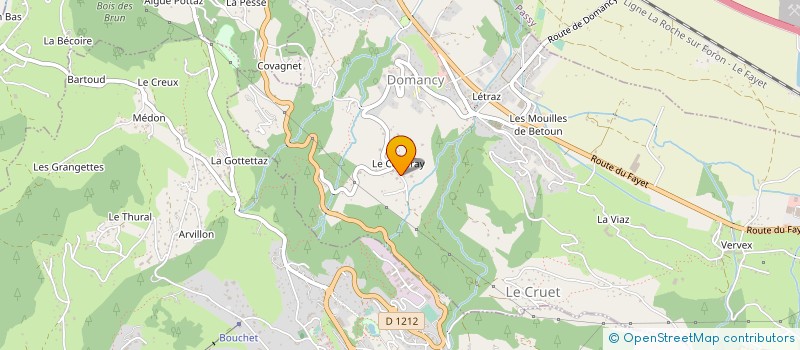 localisation de l'entreprise MADAME CAPUCINE LAMY  DOMANCY