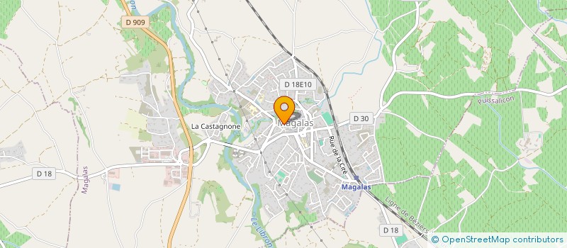 localisation de l'entreprise MADAME CAPUCINE LAURENT  MAGALAS