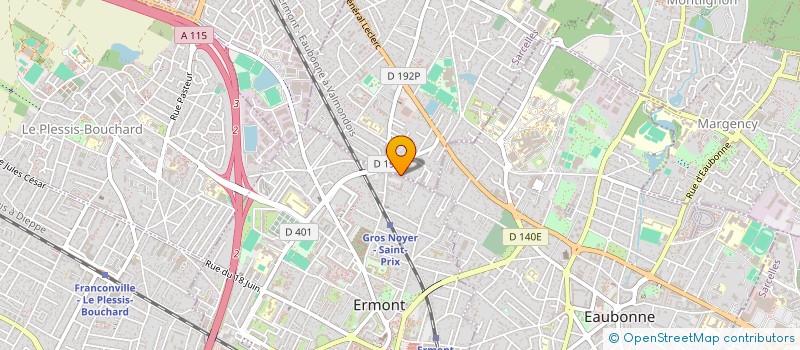 localisation de l'entreprise MADAME CAPUCINE LEFEVRE  SAINT-PRIX