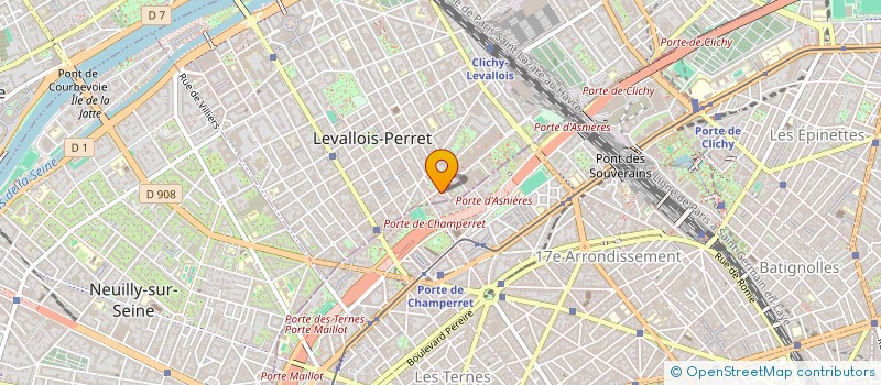 localisation de l'entreprise MADAME CAPUCINE LEGRAND à LEVALLOIS-PERRET