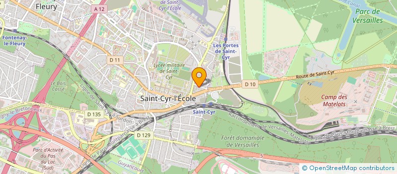 localisation de l'entreprise MADAME CAPUCINE LEROY  SAINT-CYR-L'ECOLE