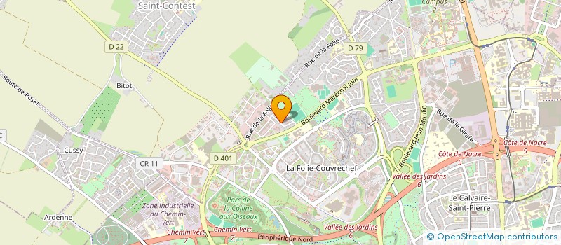localisation de l'entreprise MADAME CAPUCINE LEROY à CAEN