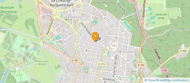 localisation de l'entreprise MADAME CAPUCINE LETELLIER à LE CHESNAY-ROCQUENCOURT