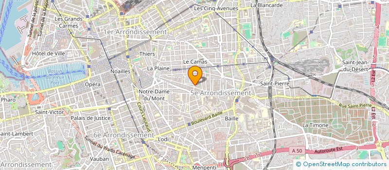localisation de l'entreprise MADAME CAPUCINE LEVY à MARSEILLE