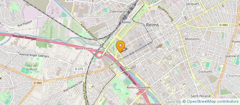 localisation de l'entreprise MADAME CAPUCINE MADELAINE  REIMS