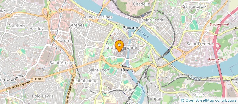 localisation de l'entreprise MADAME CAPUCINE MARET  BAYONNE