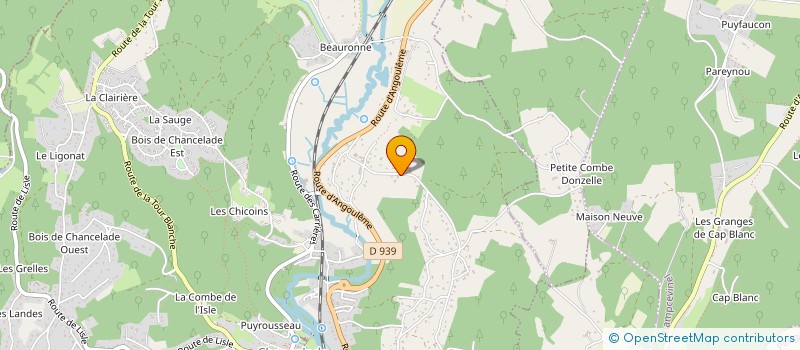 localisation de l'entreprise MADAME CAPUCINE MAUREL  CHANCELADE