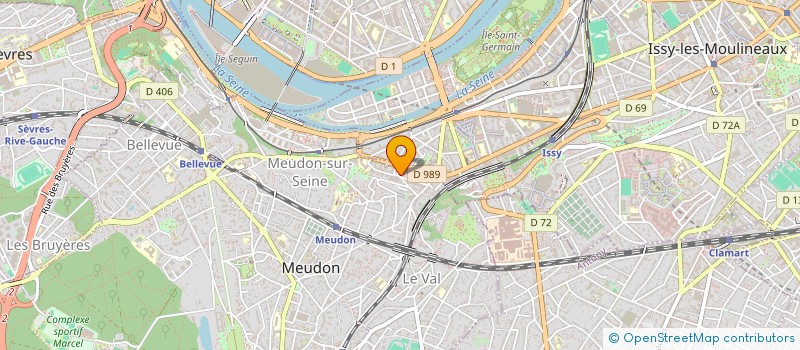 localisation de l'entreprise MADAME CAPUCINE MAZET  MEUDON
