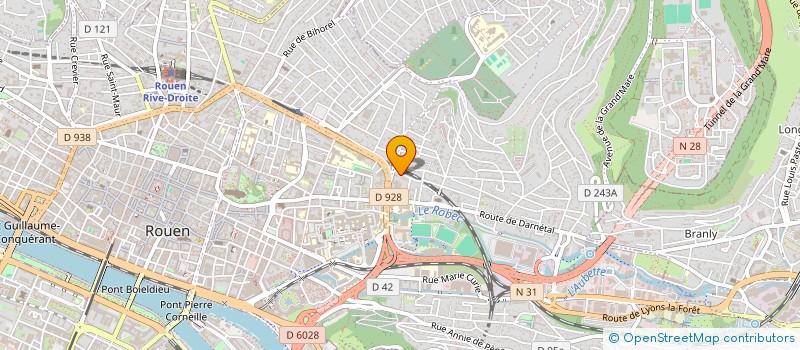 localisation de l'entreprise MADAME CAPUCINE METOT à ROUEN