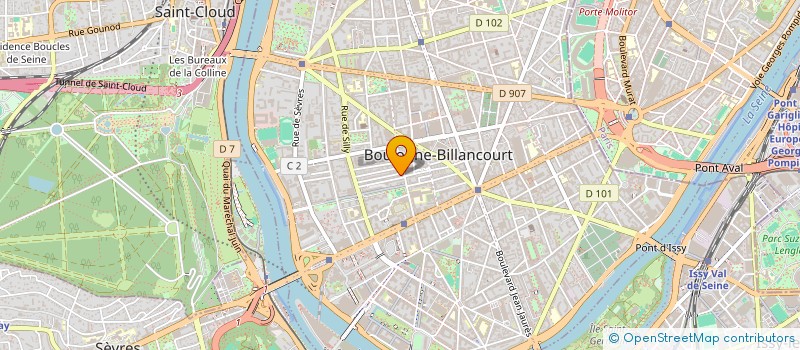 localisation de l'entreprise MADAME CAPUCINE MILLOCHAU à BOULOGNE-BILLANCOURT